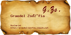 Graedel Zsófia névjegykártya